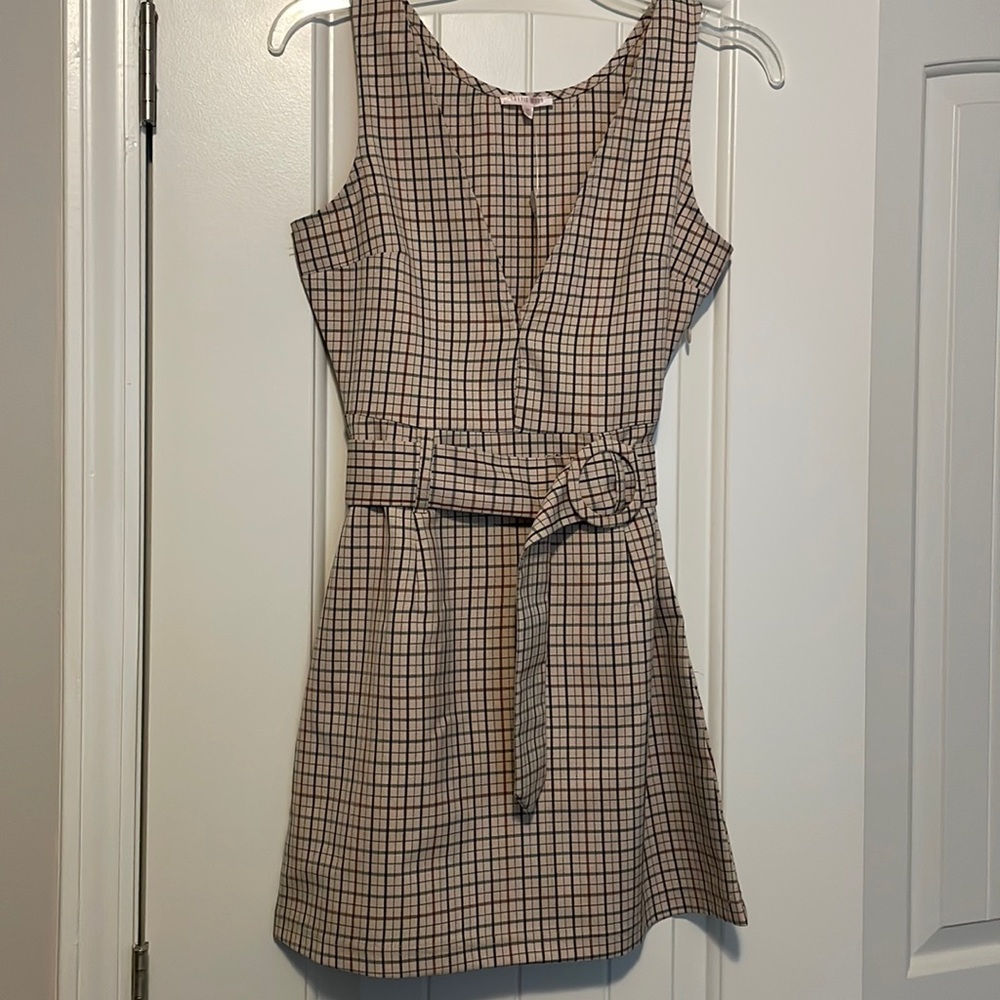 Plaid mini dress pacsun